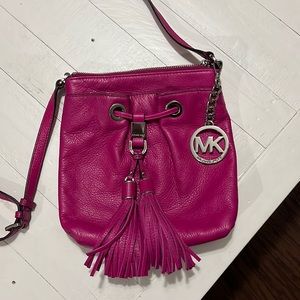 Michael Kors pebbled leather NWOT fuchsia pink